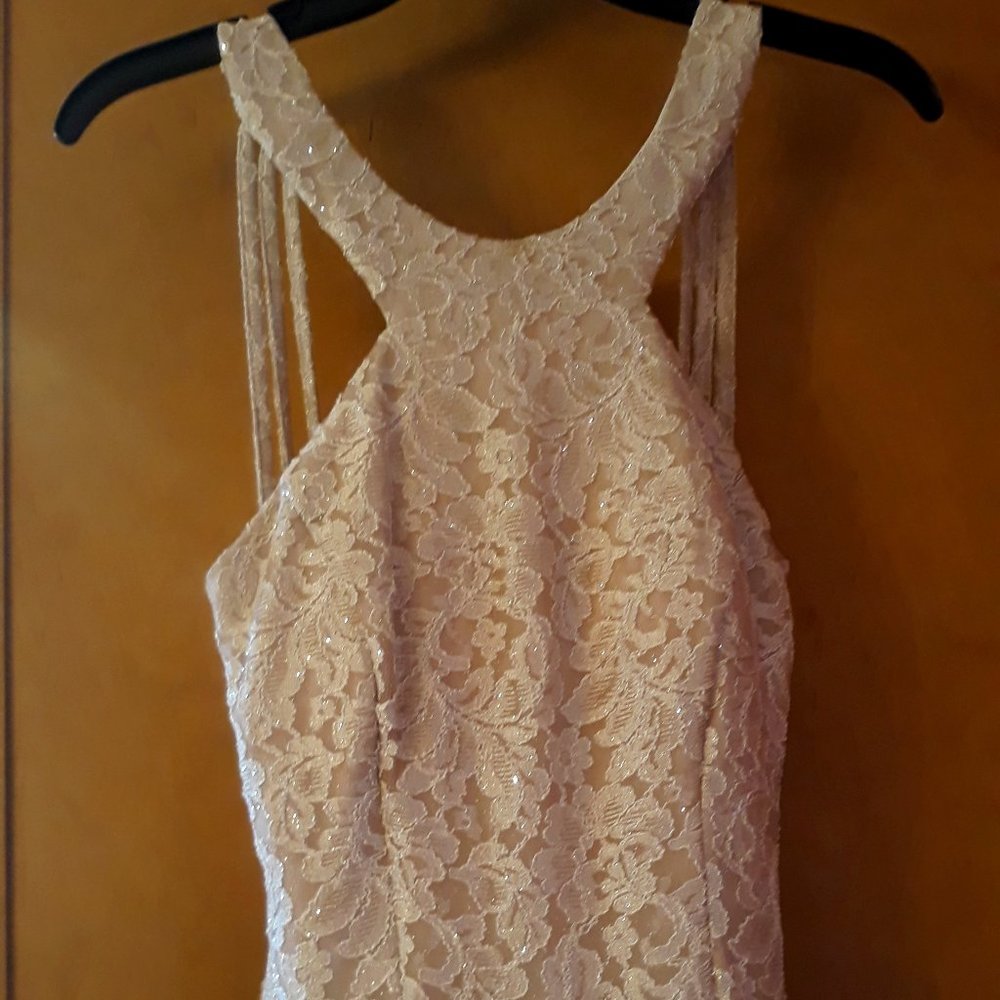 Beight/Silver Glitter Gown